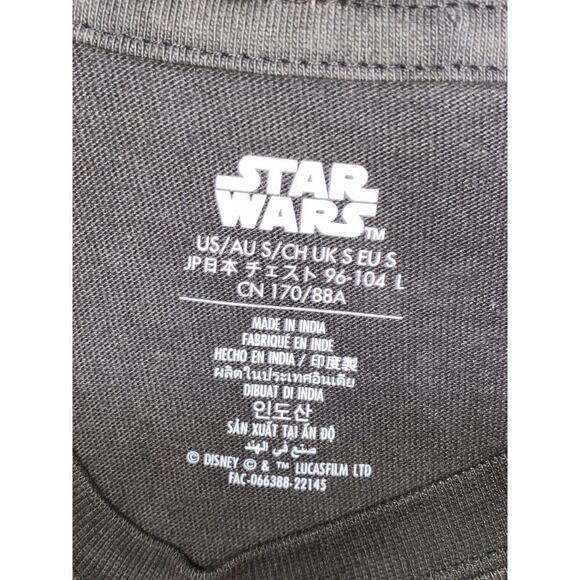 Star Wars Disney Obi Wan Kenobi Darth Vader Dip Dye Long Sleeve T Shirt Sz Small - Picture 2 of 5